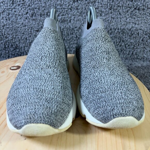 Vince Theroux Knit Sock Sneakers Womens 7.5 Gray Slip On Low Top Casual Shoes - Picture 2 of 7